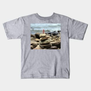 Sock Monkey Zen Kids T-Shirt